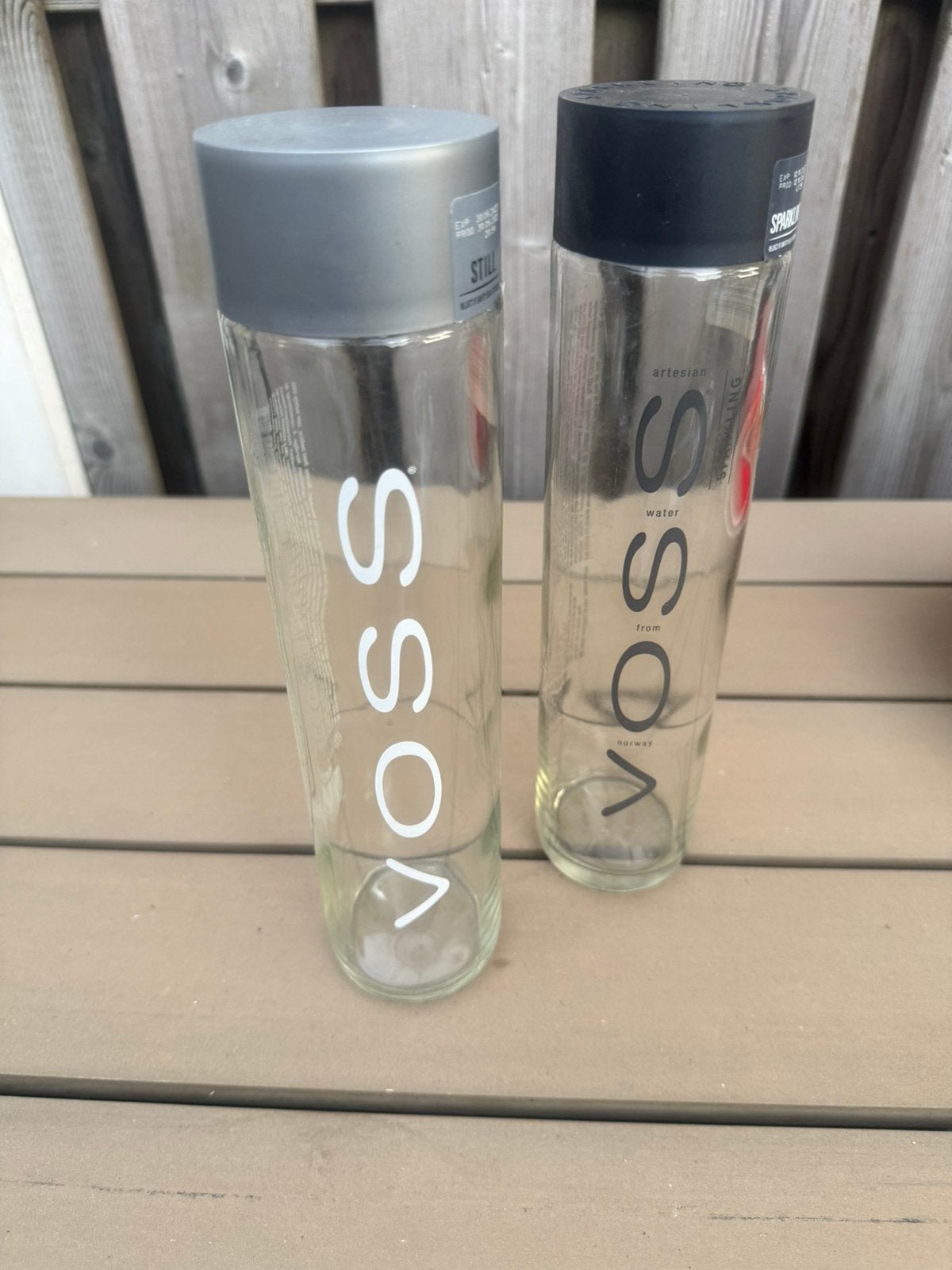 2 waterflessen, Ophalen of Verzenden, Zo goed als nieuw