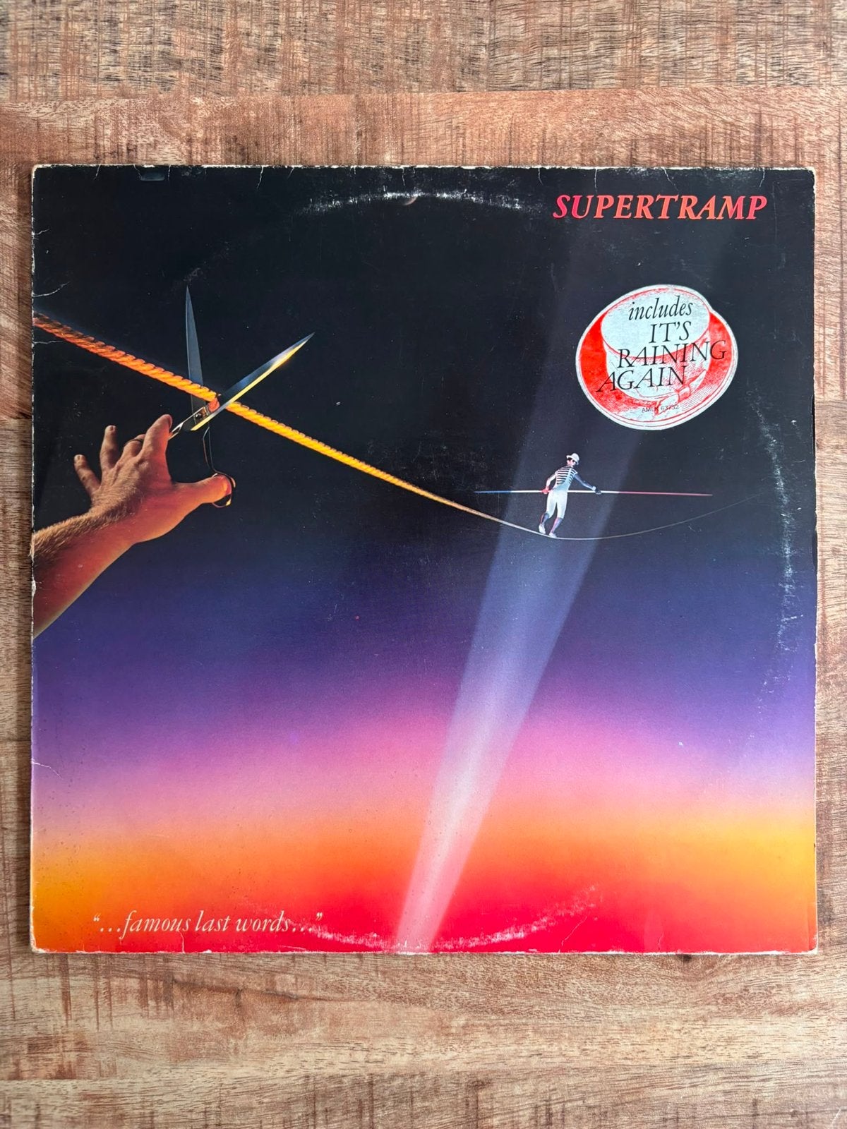 Lp Supertramp - ...famous last words...  (1982), Cd's en Dvd's, LP, Gebruikt, Verzenden, 12 inch
