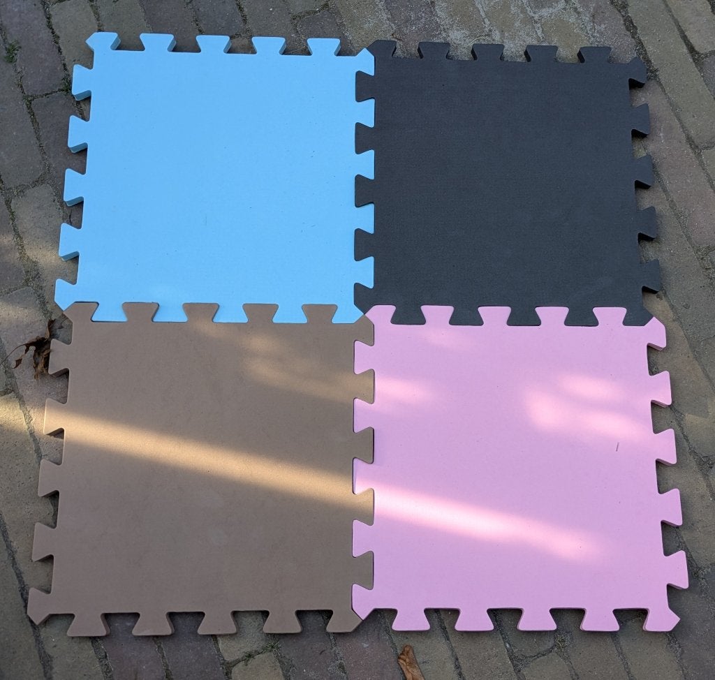 Set Foam Speelmatten / Puzzelmatten 30x30 cm, Ophalen, Zo goed als nieuw