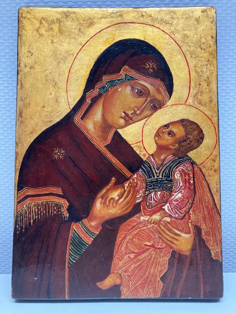 Russisch-orthodox icoon: Moeder Gods Borg van zondaars, Ophalen of Verzenden