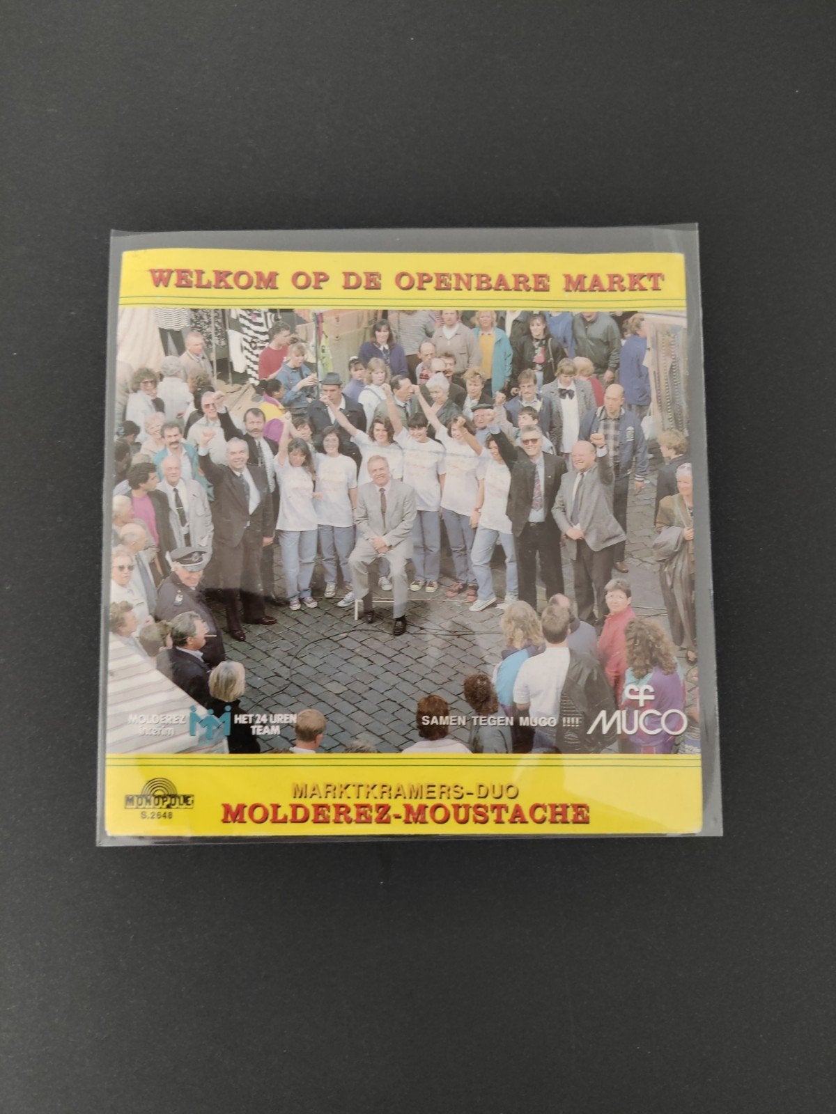 Marktkramers-duo Molderez- Moustache - Welkom op de openbare, Ophalen of Verzenden, Zo goed als nieuw, Overige formaten, Levenslied of Smartlap