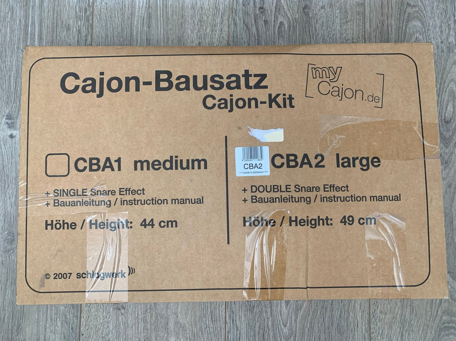 Cajon Bouwset Medium- Maak je eigen Cajon!, Verzenden, Nieuw, Melodische percussie