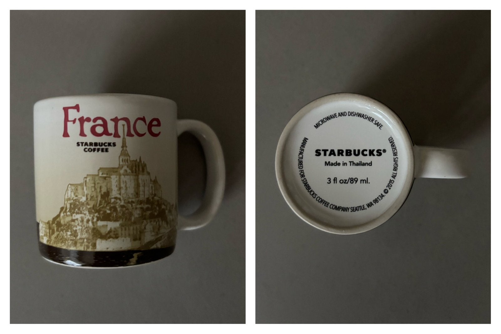 Starbucks espresso kopje France (Frankrijk) demitasse, Ophalen of Verzenden, Zo goed als nieuw