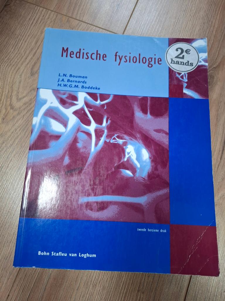 Medische Fysiologie - Tweede Herzien Druk, Boeken, Gelezen, HBO, Beta, L.N. Bouman, J.A. Bernards, H.W.G.M. Boddeke