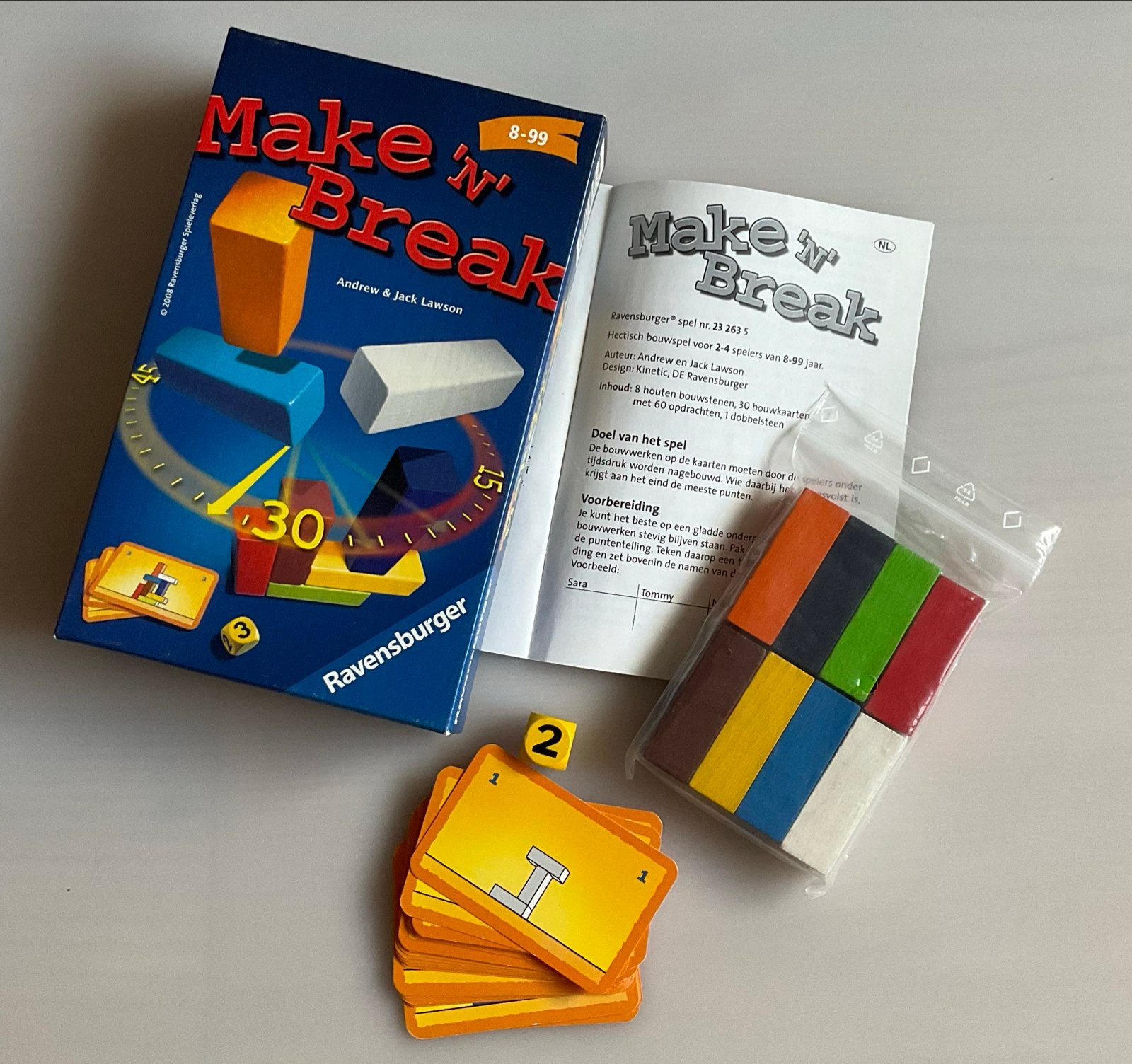 Ravensburger Make 'n' Break bouwspel - spel 2-4 spelers, Hobby en Vrije tijd, Gezelschapsspellen | Bordspellen, Drie of vier spelers