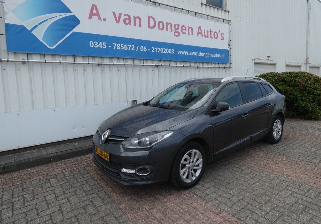 Renault MEGANE Estate 1.2 TCE LIMITED,Clima,Cruise,Navi,PDC,, Voorwielaandrijving, Euro 5, Gebruikt, 4 cilinders