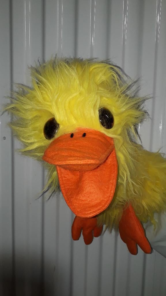Eend / kuiken buikspreekpop / poppenkastpop - NIEUW, Kinderen en Baby's, Ophalen of Verzenden, Nieuw, Babypop
