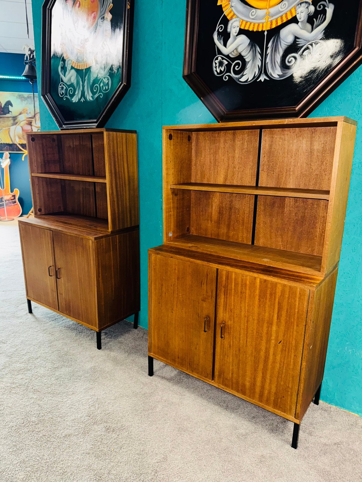 Twee vintage Simpla Lux kastjes, Ophalen, Huis en Inrichting