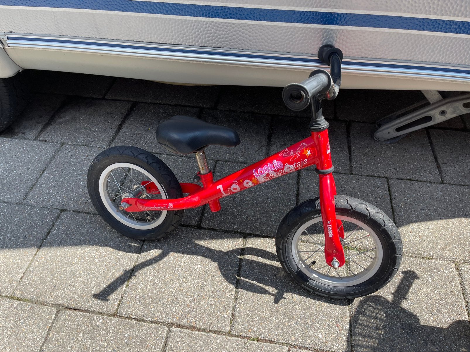 Loekie loopfietsje, Ophalen, Zo goed als nieuw, Loopfiets