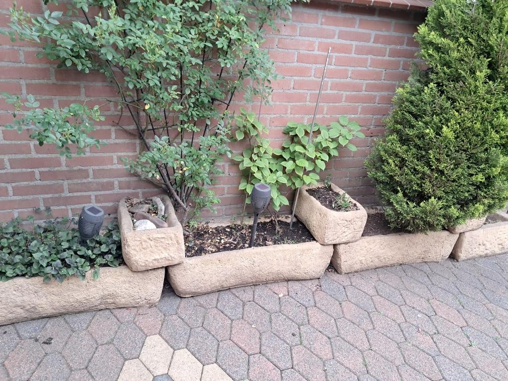 Bentheimer bloembakken - 7 stuks, Ophalen, Gebruikt, Minder dan 30 cm, 60 tot 100 cm