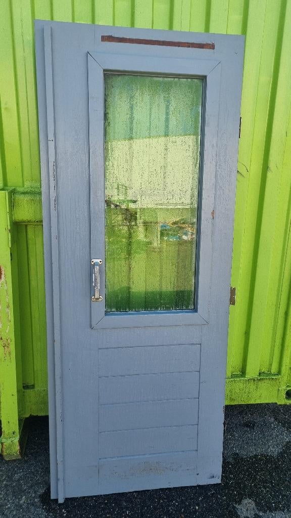 Klapdeur klapdeur binnendeur deur hardhout 211,5x85  ( 151 ), Doe-het-zelf en Verbouw, Deuren en Horren, Zo goed als nieuw, Binnendeur