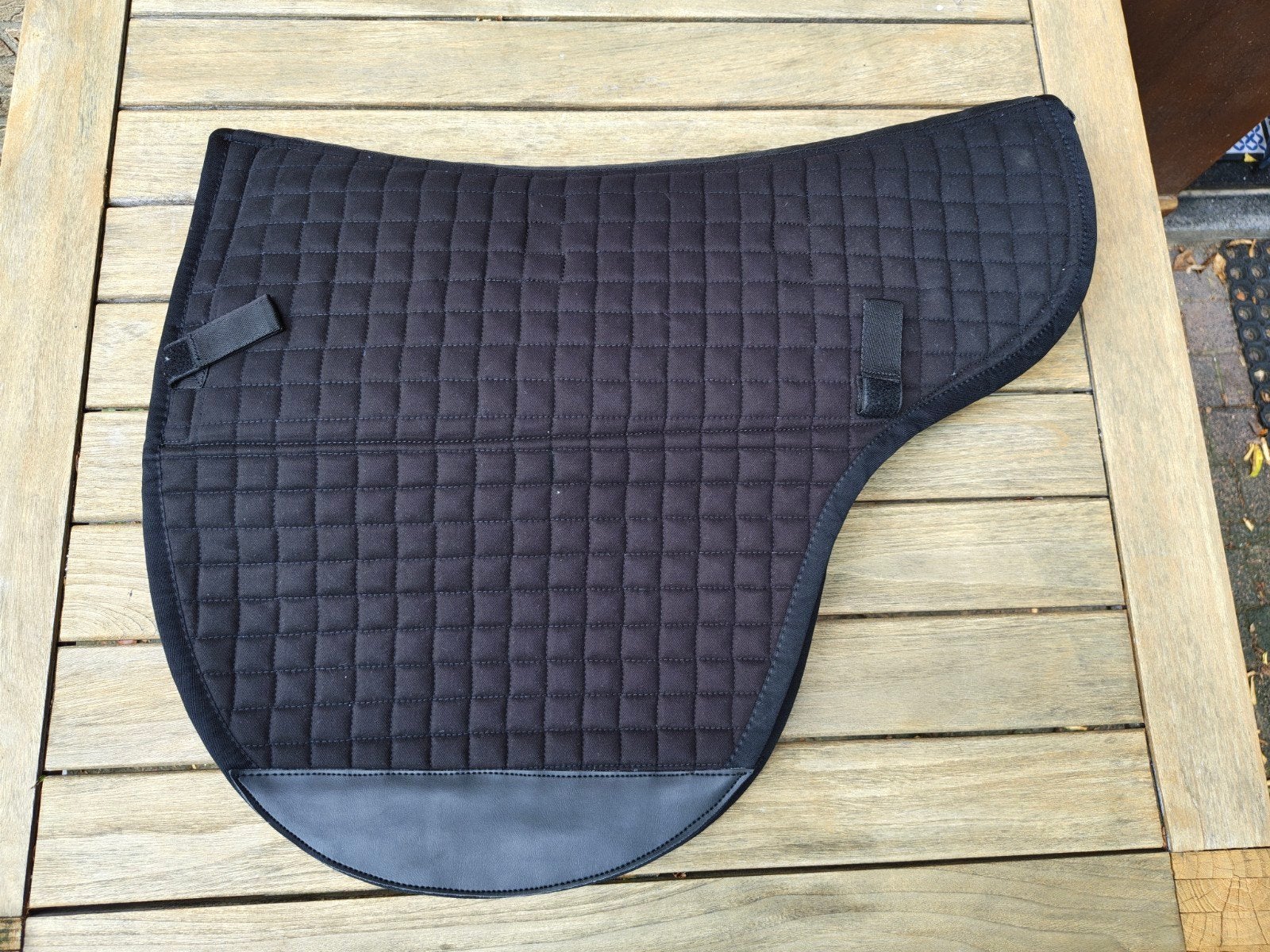 Nieuwe Kerbl boomlooszadel pad met inlages en bont full, Full (L), Nieuw, Ophalen of Verzenden, Zwart