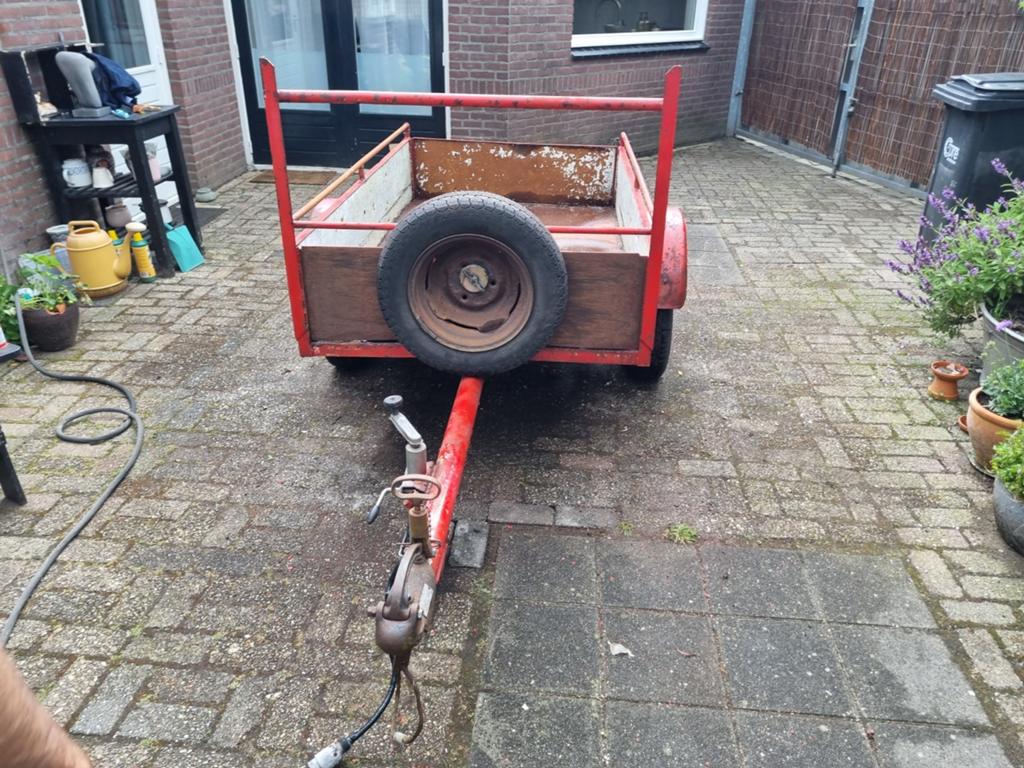 Handige aanhanger met netje - direct ophalen!, Ophalen of Verzenden