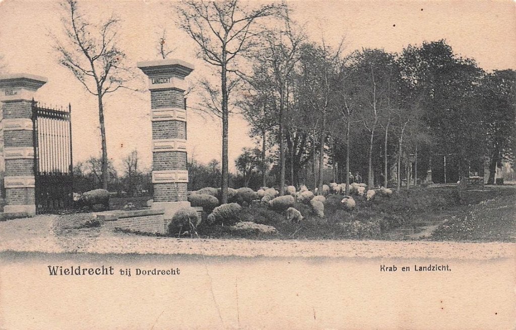 702-235-015 Landzicht Wieldrecht Bij Dordrecht, Verzenden, Voor 1920, Zuid-Holland