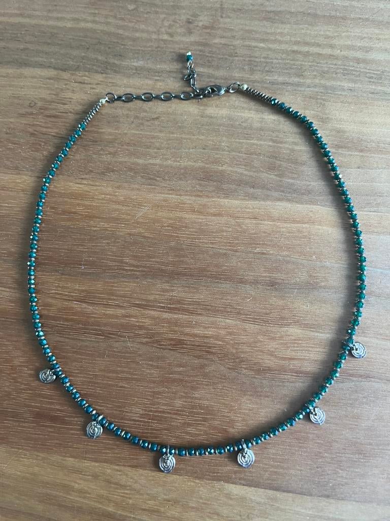 By bar ketting groen, Ophalen of Verzenden, Zo goed als nieuw, Groen, Overige materialen