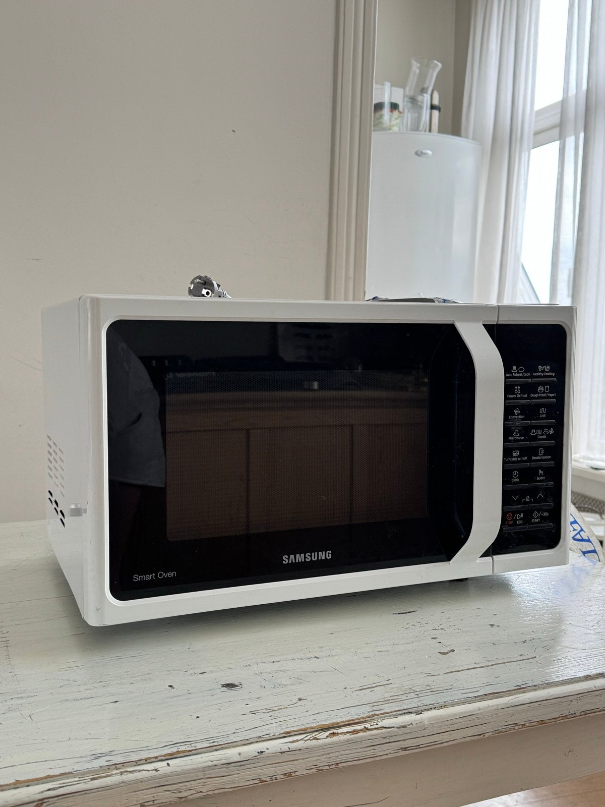 Samsung Smart Oven Combimagnetron - Wit, Combimagnetron, Gebruikt, Grill, Ophalen of Verzenden