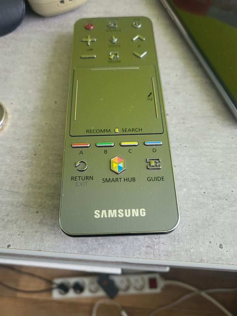 Samsung Smart TV Afstandsbediening - Zilverkleurig, Audio, Tv en Foto, Afstandsbedieningen, Tv, Ophalen of Verzenden, Zo goed als nieuw