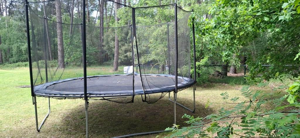 Grote Trampoline met veiligheidsnet 3m ophalen in knegstel, Ophalen