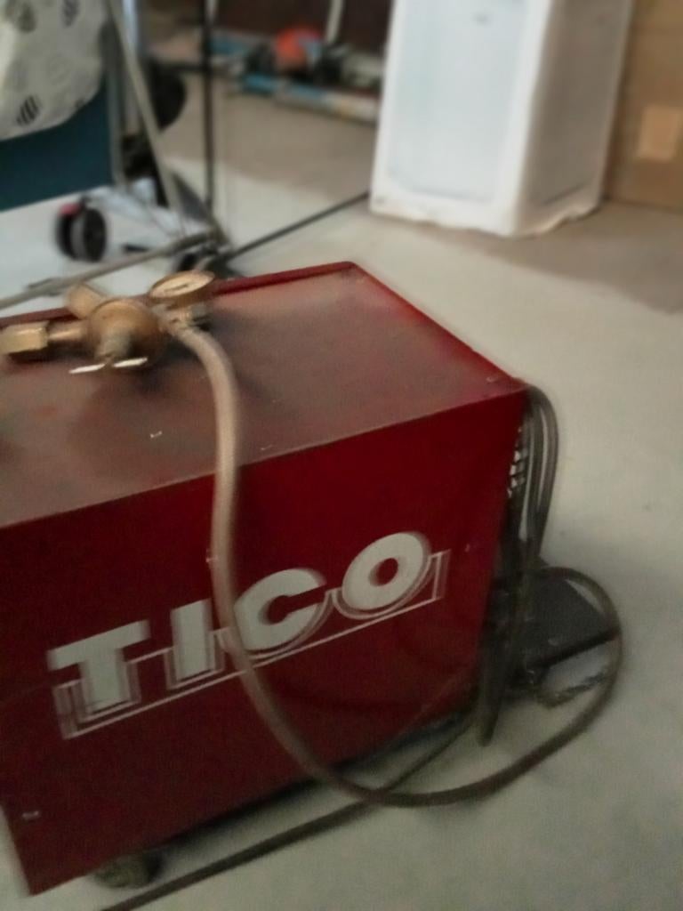 TICO Miglasapparaat 160 Amp. Met binzel lastoorts  4  meter, Ophalen, Gebruikt, 150 tot 250 ampère, Co2