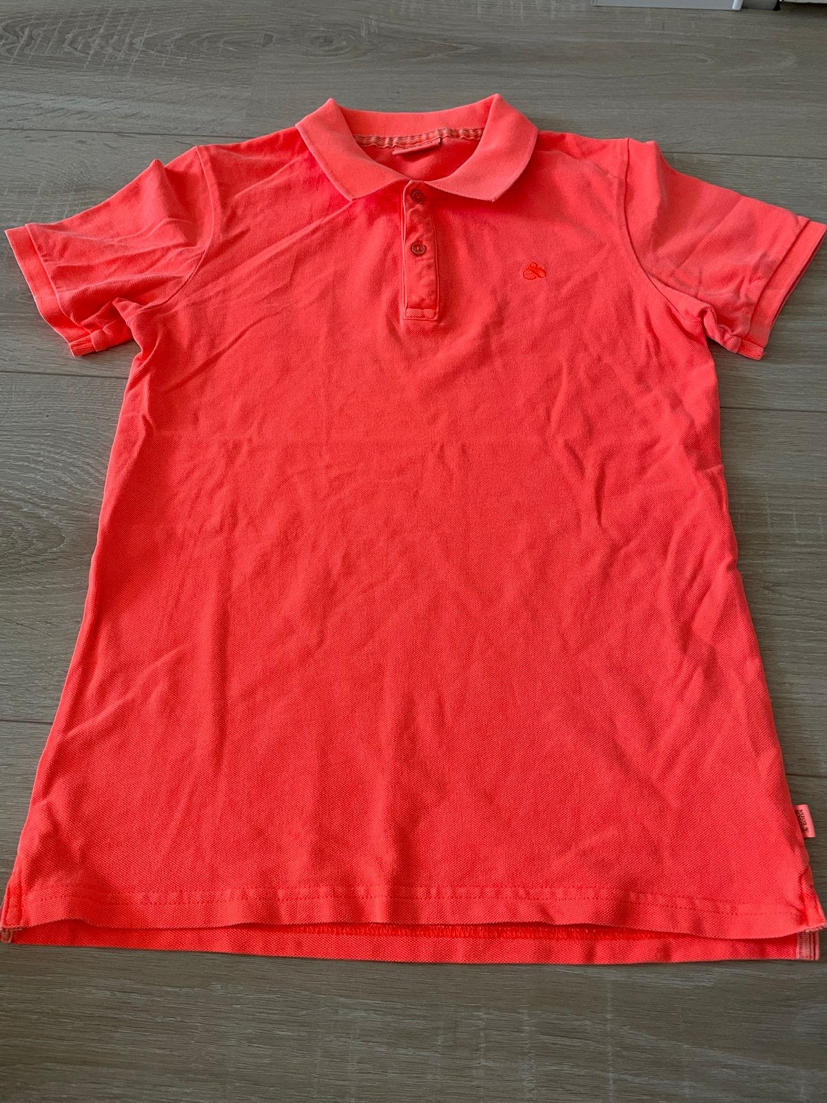 Scotch & Soda Polo Shirt Koraalrood Maat 152, Ophalen of Verzenden, Zo goed als nieuw