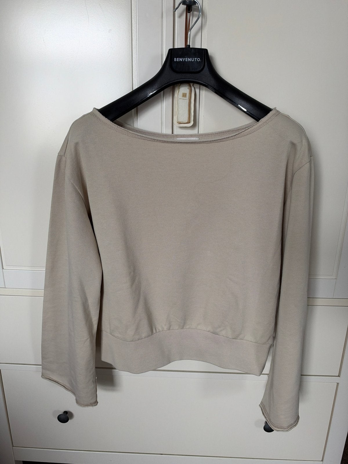 Club L'Avenir trui maat S, Beige, Ophalen of Verzenden, Zo goed als nieuw, Lange mouw