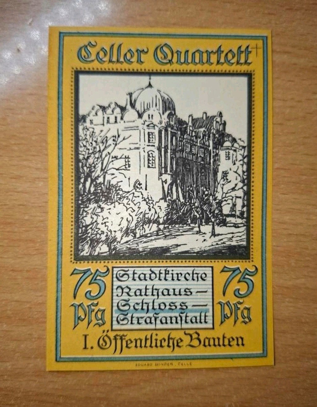 Duits Notgeld Celle Noodgeld, Ophalen of Verzenden, Duitsland