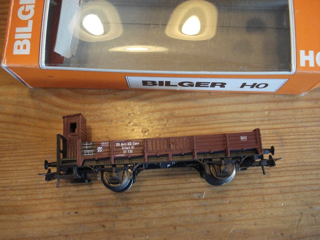Goederen wagon van de DR (Bilger), Wisselstroom, Verzenden, Wagon, Zo goed als nieuw