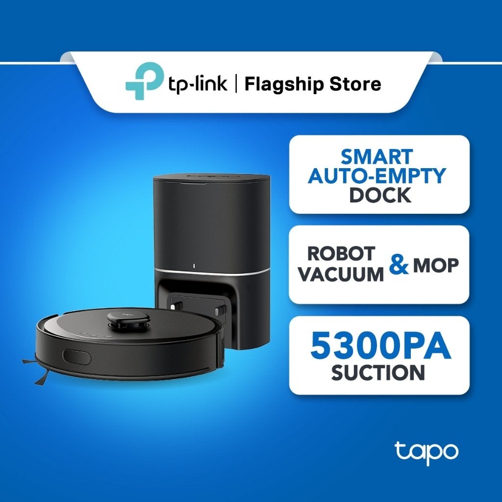 Tapo RV30 Max Plus Robotstofzuiger met Dweilfunctie, Witgoed en Apparatuur, Overige merken, Automatisch legen, Nieuw, Ophalen of Verzenden