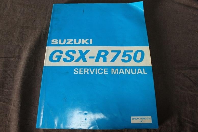 Suzuki GSX-R750 1996 motorcycle service manual GSX-R750T, Motoren, Handleidingen en Instructieboekjes, Ophalen of Verzenden, Suzuki