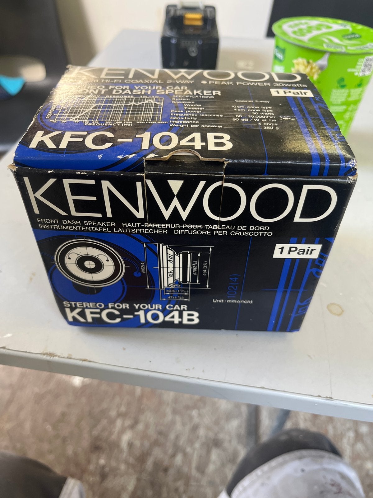Kenwood KFC-104B Auto Luidsprekers - Nieuw in Doos, Ophalen of Verzenden, Nieuw