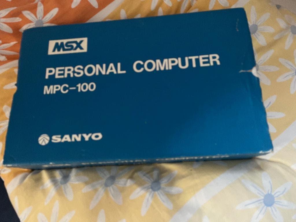 Sanyo MPC-100 MSX-1 computer en DR-202 tape recorder, Ophalen of Verzenden, Sanyo