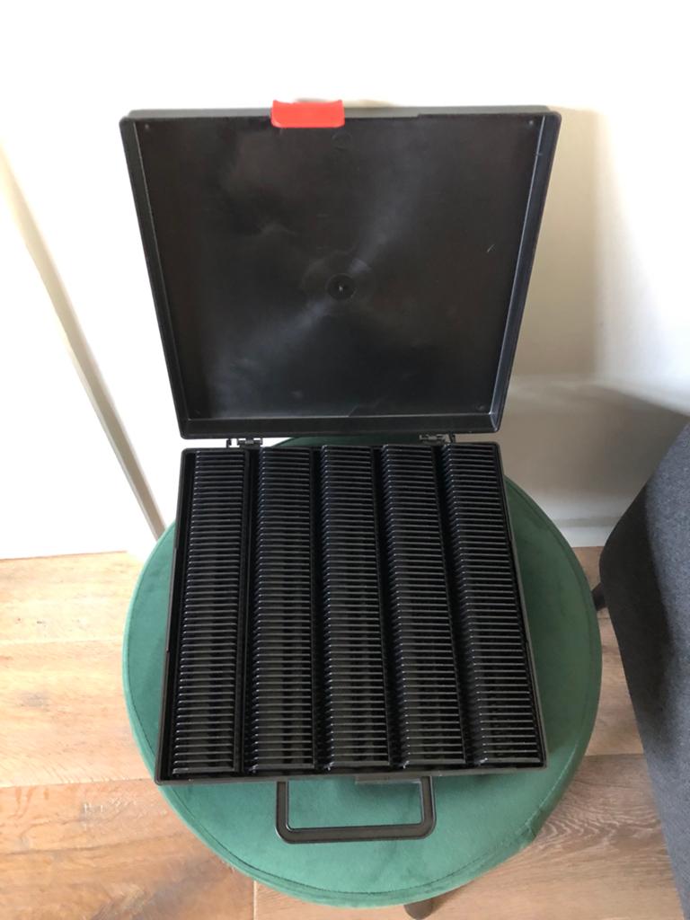 Dia box voor 250 dia's - Zwart, Ophalen of Verzenden, Zo goed als nieuw