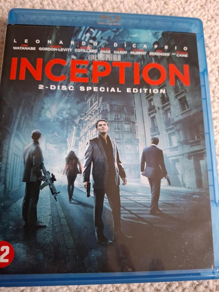 Inception 2 discs bluray  beide, Ophalen of Verzenden, Zo goed als nieuw, Actie