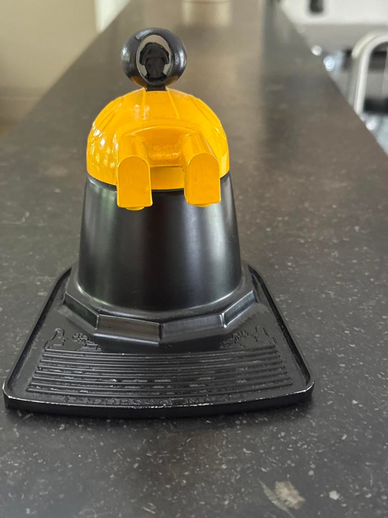 Vintage Espresso Maker - Zwart/Geel, Witgoed en Apparatuur, Koffiezetapparaten, Gebruikt, Espresso apparaat, Gemalen koffie, Ophalen of Verzenden