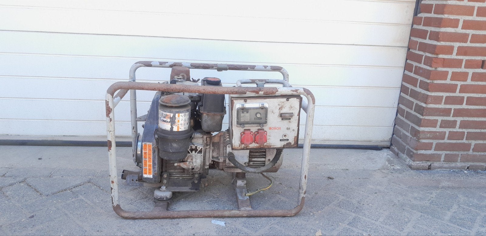 aggregaat / generator diesel bosch lombardini, Ophalen, Gebruikt