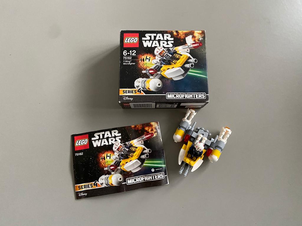 Lego Star Wars 75162 Y-Wing Microfighter compleet, Ophalen of Verzenden, Zo goed als nieuw, Complete set, Lego