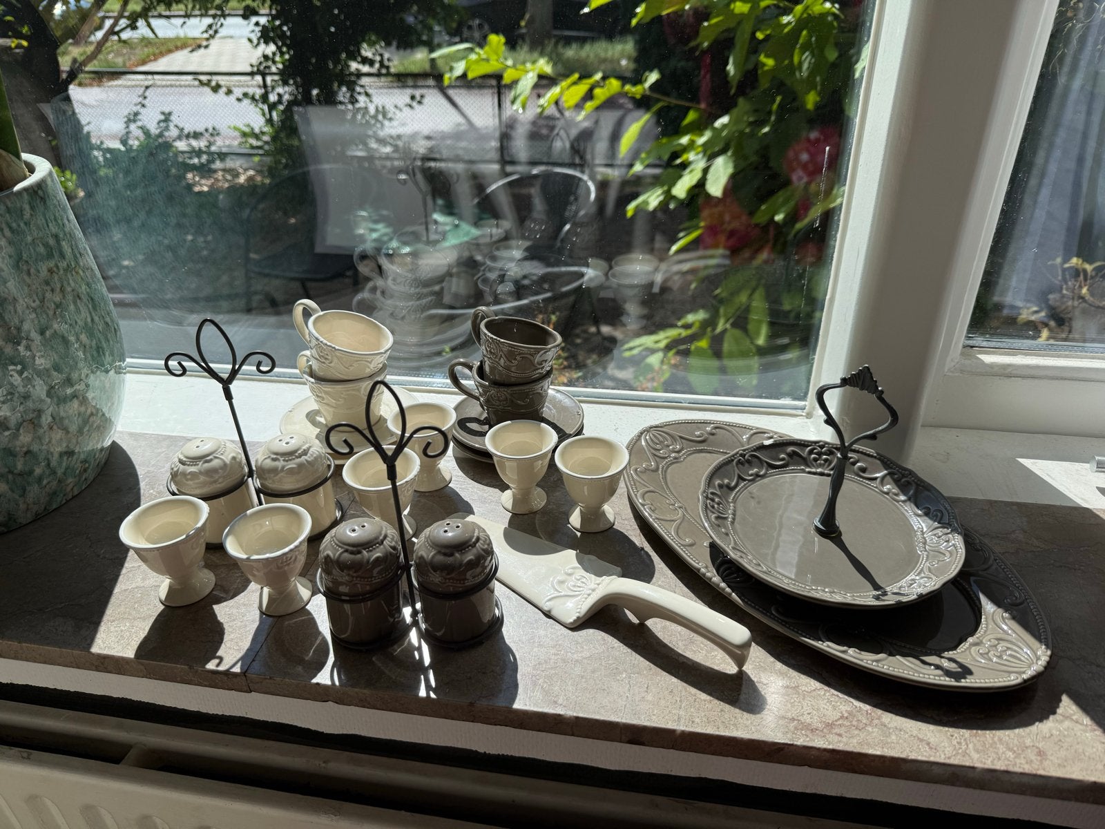 Schattig countryfield servies, Ophalen, Gebruikt, Overige merken, Keramiek