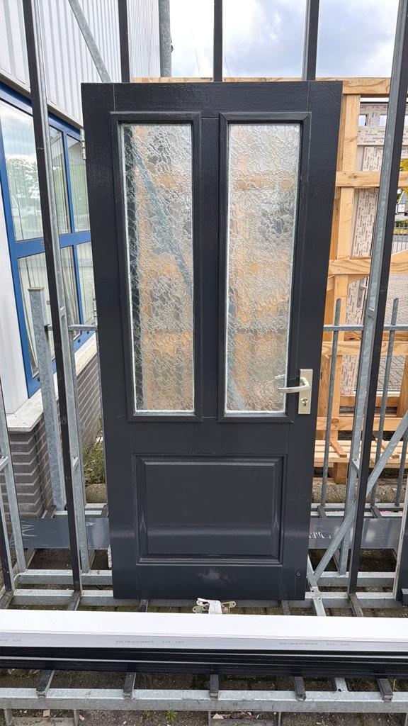 Achter deur met hr++ glas en 3puntssluiting 88x211,5, Ophalen, Nederlands fabrikaat, Deur, Achter deur