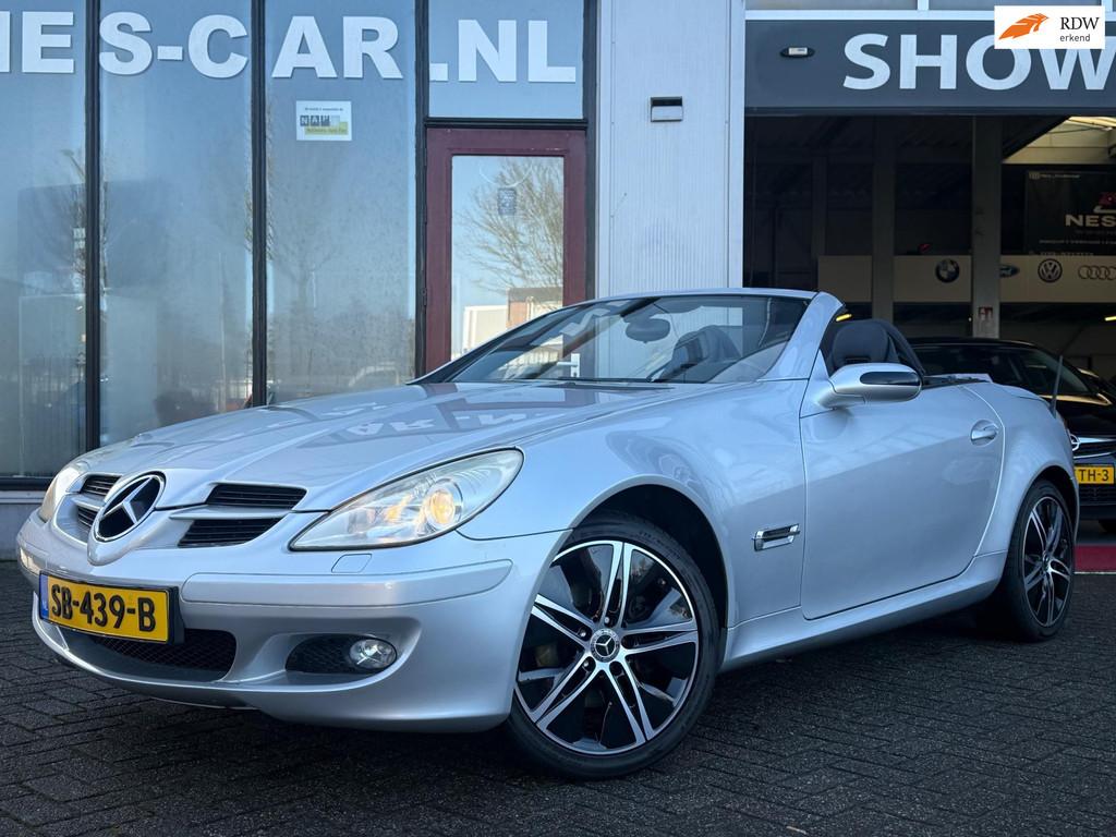 Mercedes-Benz SLK-klasse 200 K.*Nek+Stoelverwarming*Cruise!, Auto's, Achterwielaandrijving, Gebruikt, Zwart, 4 cilinders