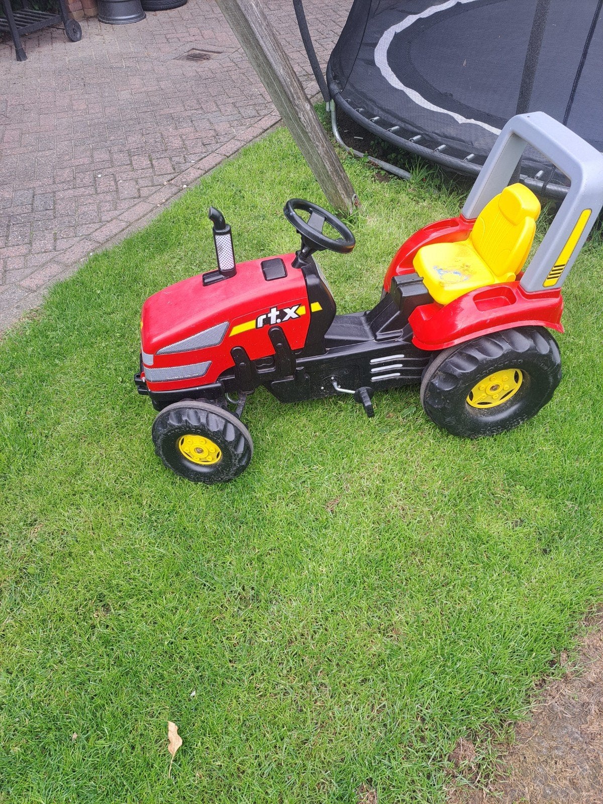 Rode RTX Trapauto Tractor voor Kinderen, Ophalen, Gebruikt, Trapvoertuig