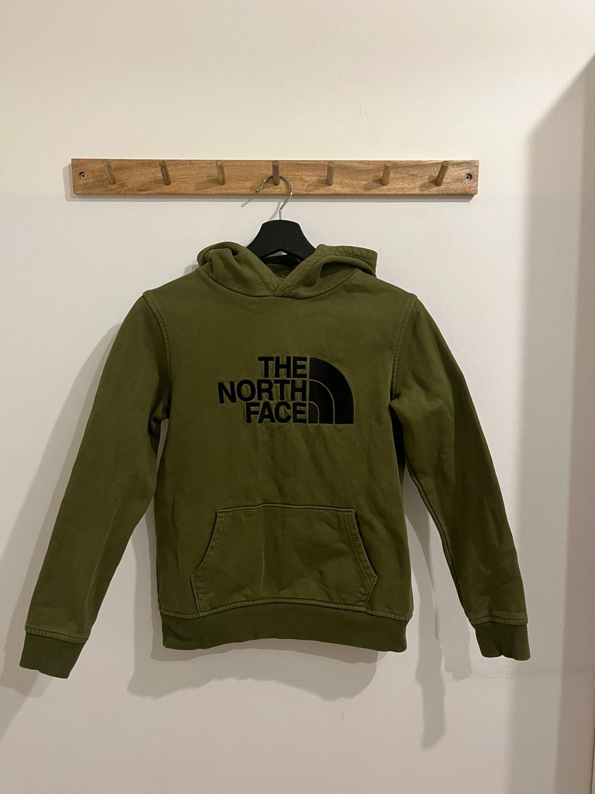 The North Face hoodie groen maat XL (152-160cm), Verzenden, Zo goed als nieuw, Jongen, Trui of Vest
