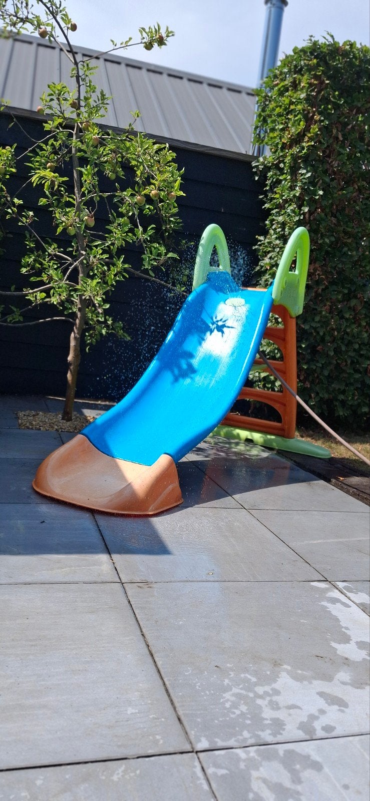 Glijbaantje met sproeier, Ophalen, Gebruikt, Glijbaan