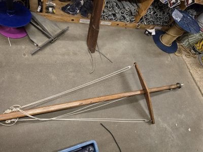 Siermast 175 cm, Watersport en Boten, Bootonderdelen, Niet ingevuld, Gebruikt, Niet ingevuld, Niet ingevuld