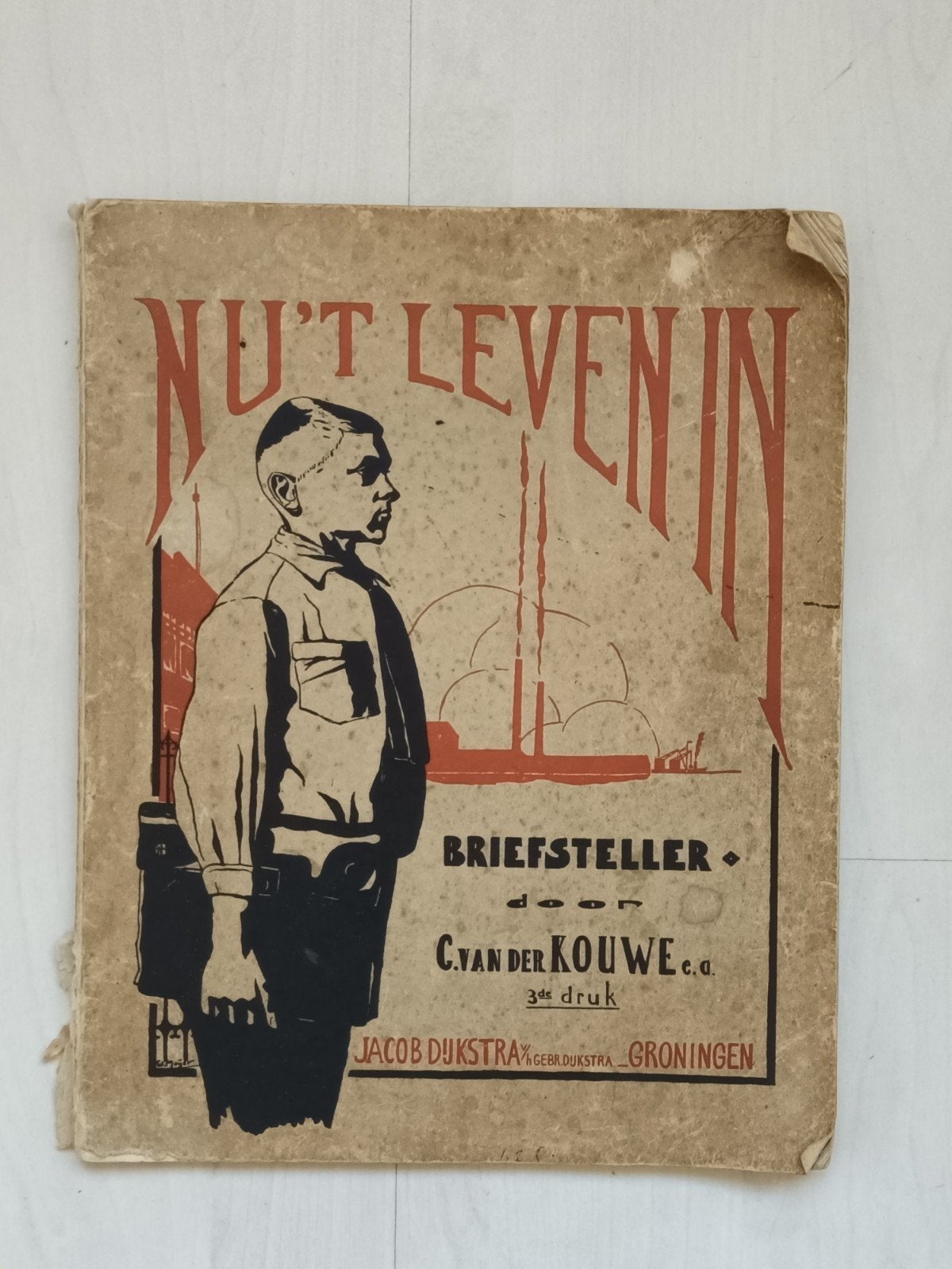 Oud schoolboek: 'Nut't Leven In' - Briefsteller (3e druk), Ophalen of Verzenden
