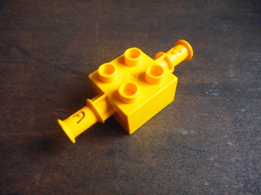 Lego Duplo Digger Bucket Brick with Arm Holders(zie foto's)5, Ophalen of Verzenden, Gebruikt, Losse stenen, Duplo