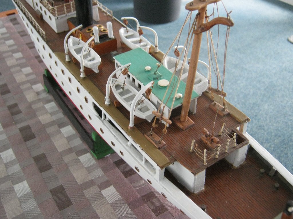Scheepsmodel- Modelschip. 6 schepen., Ophalen, Gebruikt