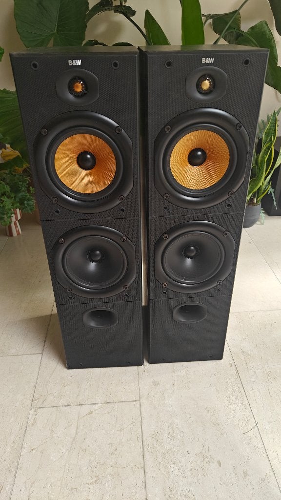B&W DM603 S1 Black Ash, Vloerstaande luidspreker, Gebruikt, Bowers & Wilkins (B&W), Ophalen