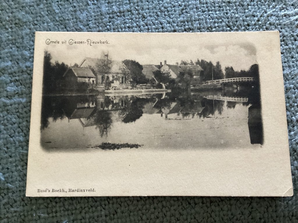 Giessen-Nieuwkerk., Verzamelen, Ansichtkaarten | Nederland, Verzenden, Voor 1920, Ongelopen, Zuid-Holland