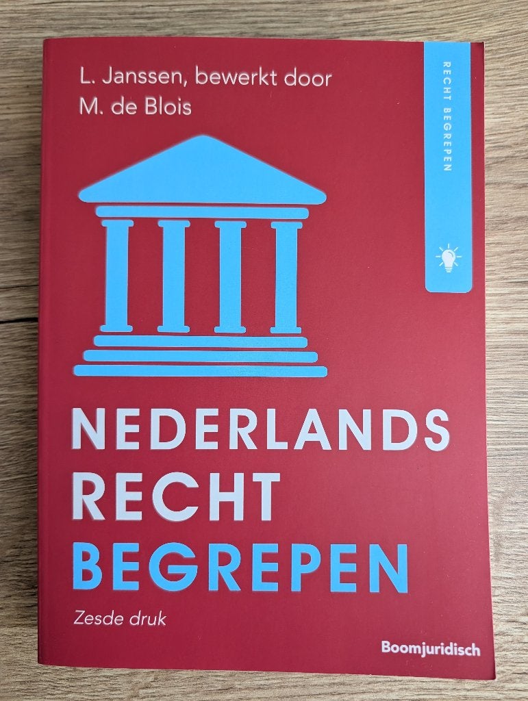 Nederlands recht begrepen – 6e druk – HBO studieboek, Diverse auteurs, Zo goed als nieuw, Alpha, HBO