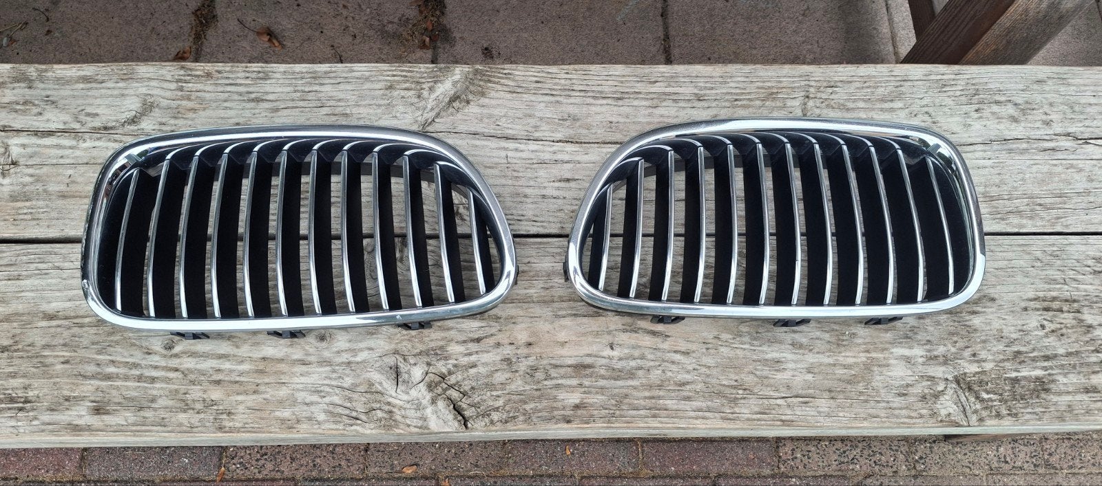 Grill voor BMW 5 serie F10/F11, Gebruikt, Voor, Ophalen of Verzenden, Bumper